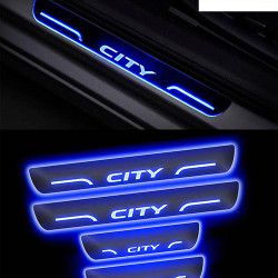 Honda City LED Door Foot Step Sill Plate  Honda City LED Door Foot Step Sill Plate
