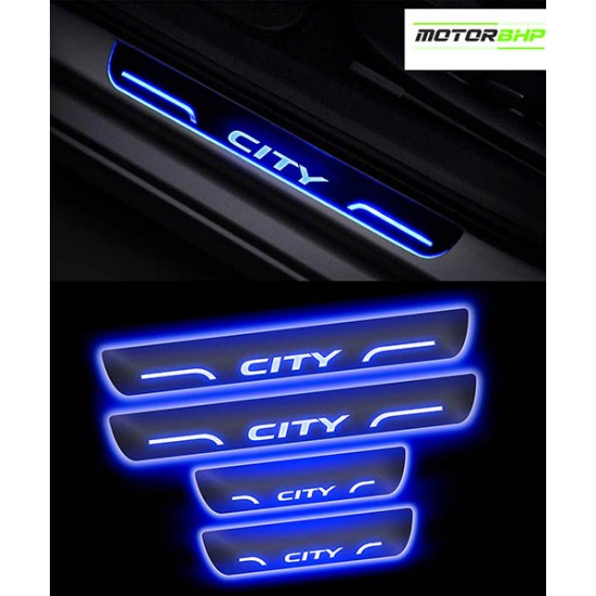  Honda City LED Door Foot Step Sill Plate