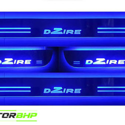 Maruti Suzuki Dzire LED Door Foot Step Sill Plate Maruti Suzuki Dzire LED Door Foot Step Sill Plate