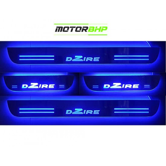 Maruti Suzuki Dzire LED Door Foot Step Sill Plate