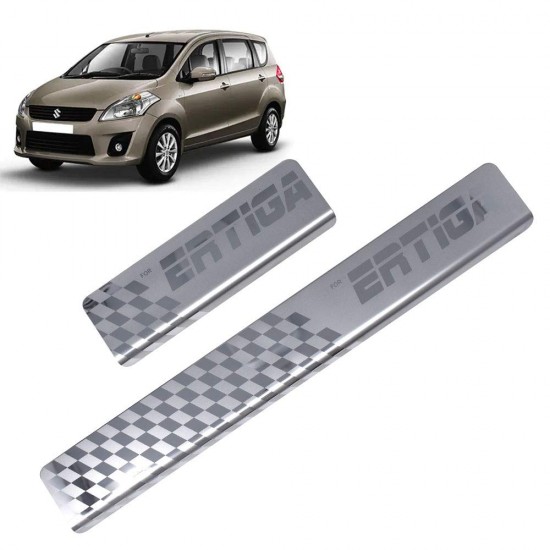 Galio Maruti Suzuki Ertiga Stainless Steel Scuff Door Foot Plate Sill Plate (2012 to 2014)