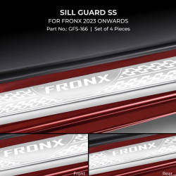 Maruti Suzuki Fronx Stainless Steel Sill Foot Step 