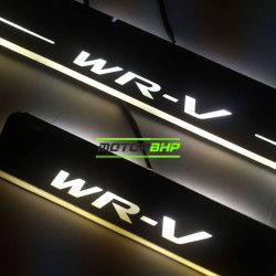 Honda WRV LED Door Foot Step Sill Plate Mirror Finish Black Glossy Honda WRV LED Door Foot Step Sill Plate Mirror Finish Black Glossy