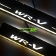 Honda WRV LED Door Foot Step Sill Plate Mirror Finish Black Glossy