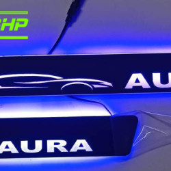 Hyundai Aura LED Door Foot Step Sill Plate Hyundai Aura LED Door Foot Step Sill Plate