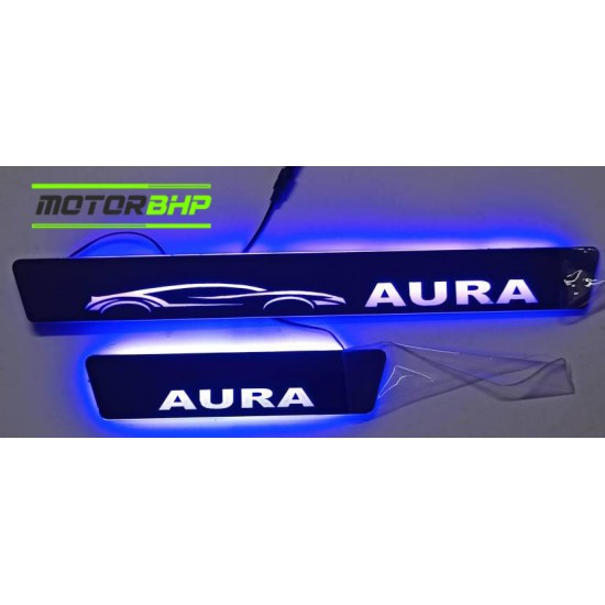 Hyundai Aura LED Door Foot Step Sill Plate