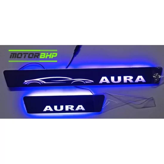 Hyundai Aura LED Door Foot Step Sill Plate