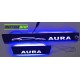 Hyundai Aura LED Door Foot Step Sill Plate