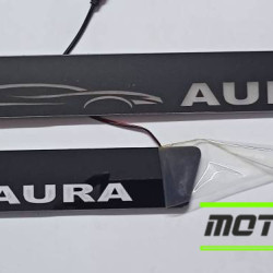 Hyundai Aura LED Door Foot Step Sill Plate Hyundai Aura LED Door Foot Step Sill Plate