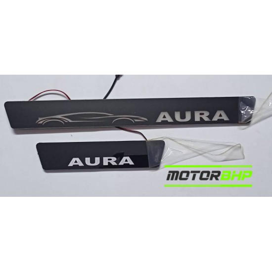 Hyundai Aura LED Door Foot Step Sill Plate