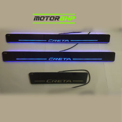 Hyundai Creta Door FootStep LED Mirror Finish Black Glossy Hyundai Creta Door FootStep LED Mirror Finish Black Glossy