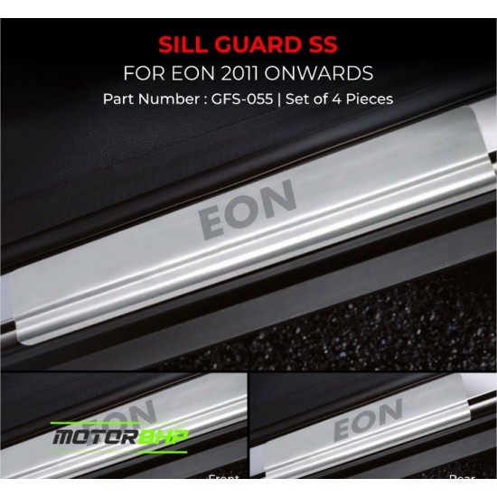 Hyundai Eon Stainless Steel Sill Guard Foot Step (2011-Onwards)