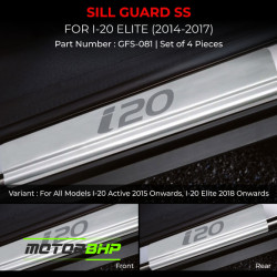 Hyundai i20 Elite Stainless Steel Sill Guard Foot Step (2014-2017) Hyundai i20 Elite Stainless Steel Sill Guard Foot Step (2014-2017)
