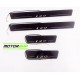 Hyundai I20 LED Door Foot Step Sill Plate Mirror Finish Black Glossy