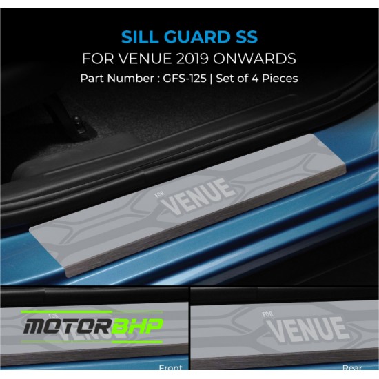 Venue Stainless Steel Sill Guard Foot Step (2019 Onwards)