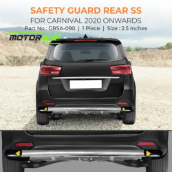 Kia Carnival Safety Guards Rear -SS (2020-Onwards) Kia Carnival Safety Guards Rear -SS (2020-Onwards)