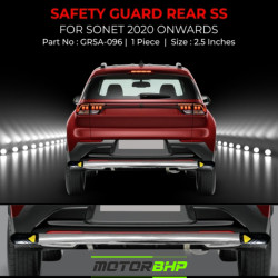 Kia Sonet Safety Guards Rear -SS (2020-Onwards) Kia Sonet Safety Guards Rear -SS (2020-Onwards)