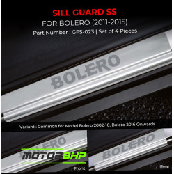Mahindra Bolero Stainless Steel Sill Guard Foot Step (2011-2015)