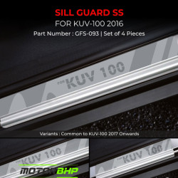 Mahindra KUV100 Stainless Steel Sill Guard Foot Step (2016 Onwards) Mahindra KUV100 Stainless Steel Sill Guard Foot Step (2016 Onwards)