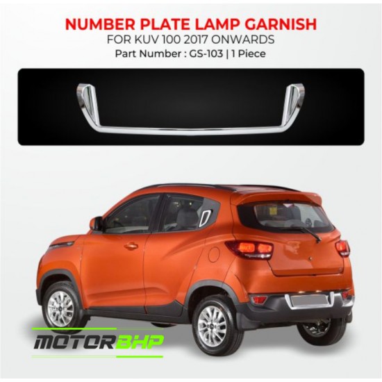 Mahindra KUV100 Number Plate Lamp Garnish (2017-Onwards)