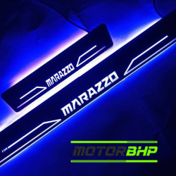 Mahindra Marazzo Blue LED Door Foot Step Sill Platev Mahindra Marazzo Blue LED Door Foot Step Sill Platev