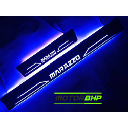 Mahindra Marazzo Blue LED Door Foot Step Sill Platev