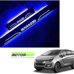 Mahindra Marazzo Blue LED Door Foot Step Sill Platev Mahindra Marazzo Blue LED Door Foot Step Sill Platev