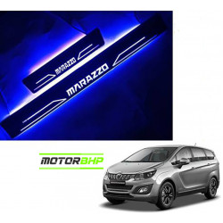 Mahindra Marazzo Blue LED Door Foot Step Sill Platev