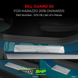 Mahindra Marazzo Stainless Steel Sill Guard Foot Step (2018 Onwards) Mahindra Marazzo Stainless Steel Sill Guard Foot Step (2018 Onwards)