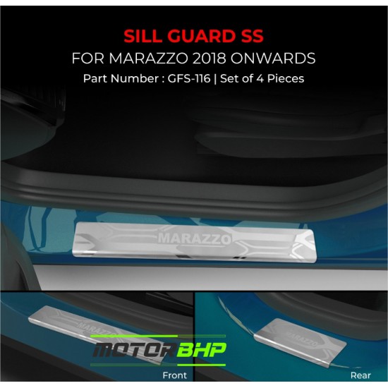 Mahindra Marazzo Stainless Steel Sill Guard Foot Step (2018 Onwards)