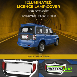 Mahindra Scorpio Illuminated Licence Plate Mahindra Scorpio Illuminated Licence Plate