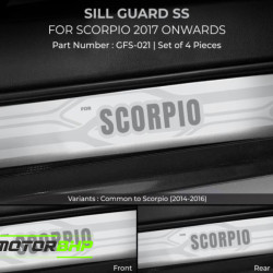 Mahindra Scorpio Stainless Steel Sill Guard Foot Step (2017 Onwards) Mahindra Scorpio Stainless Steel Sill Guard Foot Step (2017 Onwards)