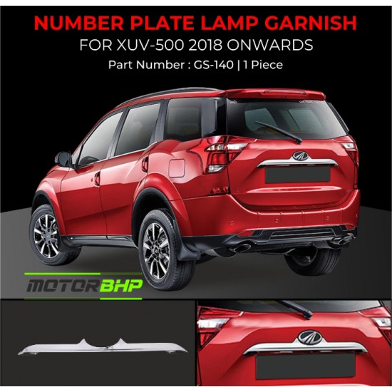 Mahindra XUV500 Number Plate Lamp Garnish (2018-Onwards)