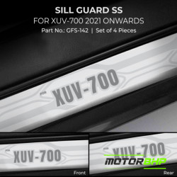 Mahindra XUV700 Stainless Steel Sill Guard Foot Step (2021-Onwards) Mahindra XUV700 Stainless Steel Sill Guard Foot Step (2021-Onwards)