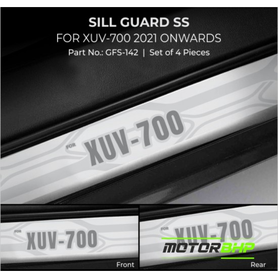 Mahindra XUV700 Stainless Steel Sill Guard Foot Step (2021-Onwards)