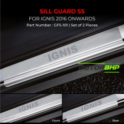Maruti Suzuki Ignis Stainless Steel Sill Foot Step (2016-Onwards) Maruti Suzuki Ignis Stainless Steel Sill Foot Step (2016-Onwards)