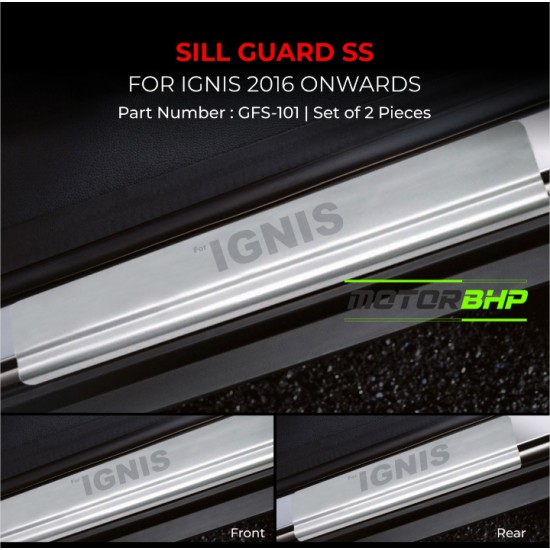 Maruti Suzuki Ignis Stainless Steel Sill Foot Step (2016-Onwards)