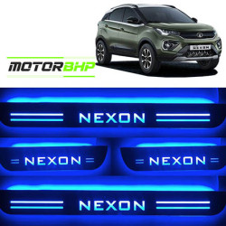 Tata Nexon LED Door Foot Step Sill Plate  Tata Nexon LED Door Foot Step Sill Plate