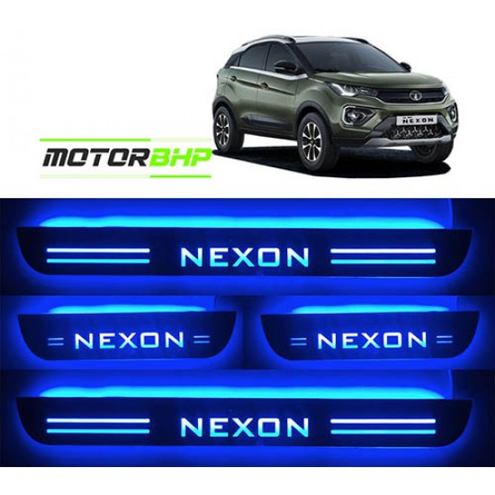  Tata Nexon LED Door Foot Step Sill Plate