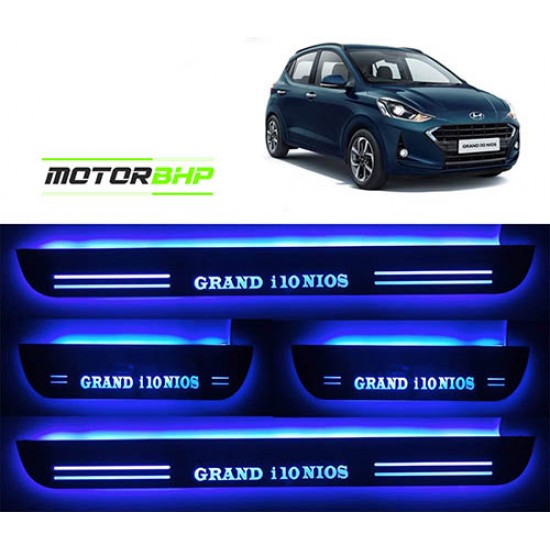 Hyundai Grand I10 NIOS LED Door Foot Step Sill Plate