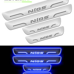 Hyundai Grand I10 NIOS LED Door Foot Step Sill Plate Hyundai Grand I10 NIOS LED Door Foot Step Sill Plate