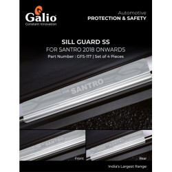 Galio  Hyundai Santro 2018 Onwards Door Foot Step Sill Plate