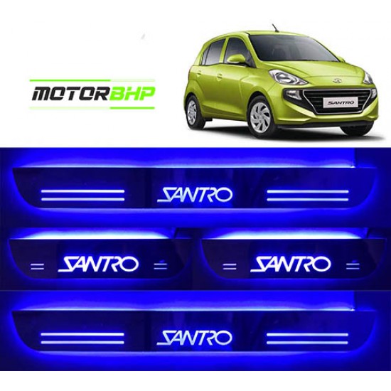  Hyundai Santro 2018 Onwards LED Door Foot Step Sill Plate