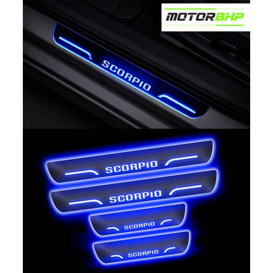 Mahindra Scorpio LED Door Foot Step Sill Plate