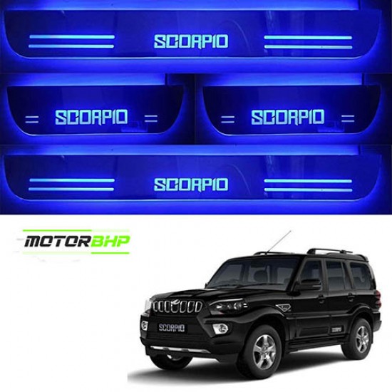  Mahindra Scorpio LED Door Foot Step Sill Plate