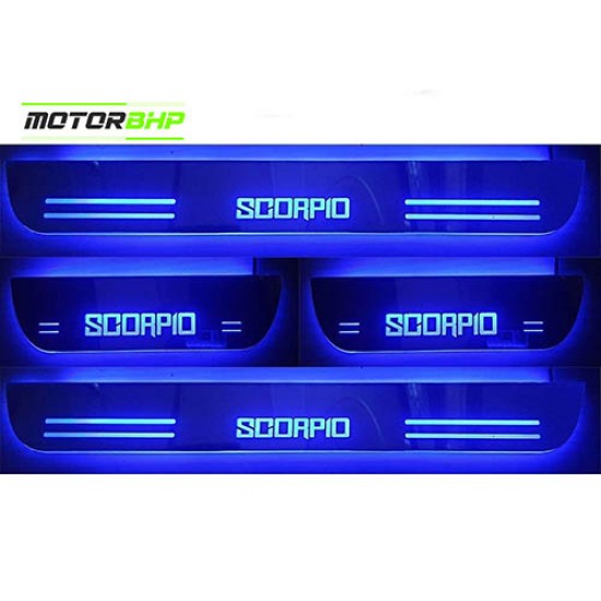  Mahindra Scorpio LED Door Foot Step Sill Plate