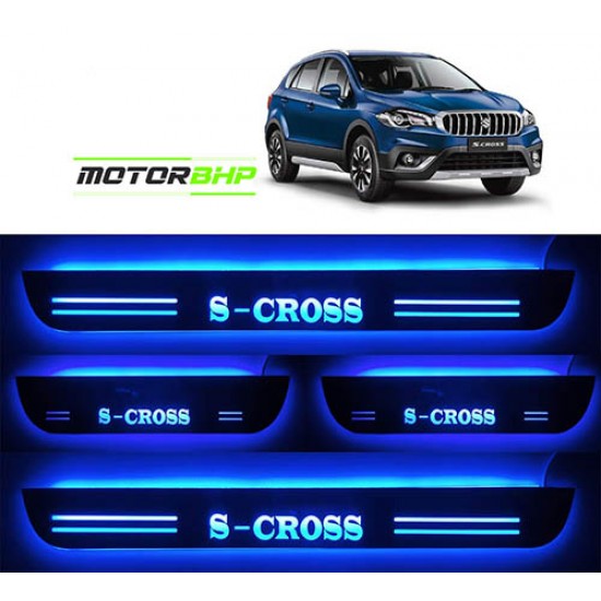  Maruti Suzuki S Cross LED Door Foot Step Sill Plate