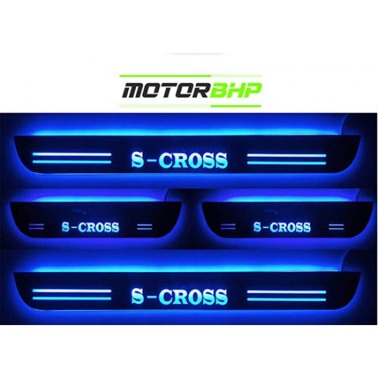  Maruti Suzuki S Cross LED Door Foot Step Sill Plate