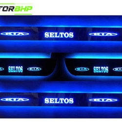 Kia Seltos LED Door Foot Step Sill Plate  Kia Seltos LED Door Foot Step Sill Plate