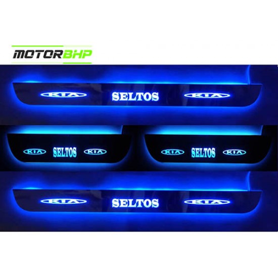  Kia Seltos LED Door Foot Step Sill Plate